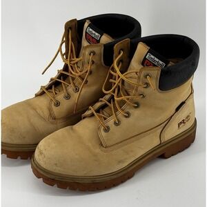 Timberland Pro Boots Men' Size 13 M Direct Attach Soft Toe Work Wheat Waterproof